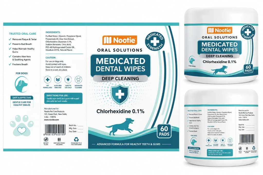 Nootie Medicated Dental Wipes